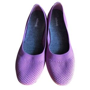 Allbirds Tree Breezers Ballet Flats Shoes Mauve Pink Slip On Womens Size 10